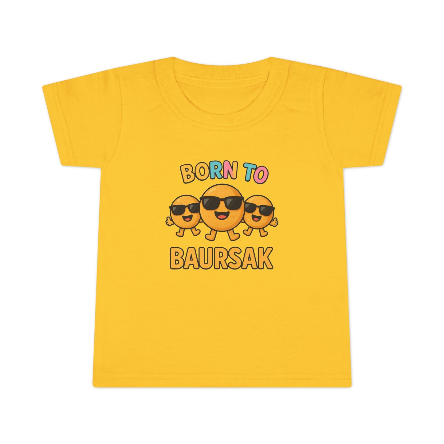 "Born to Baursak" Toddler T-Shirt - Fun and Playful Kids Tee