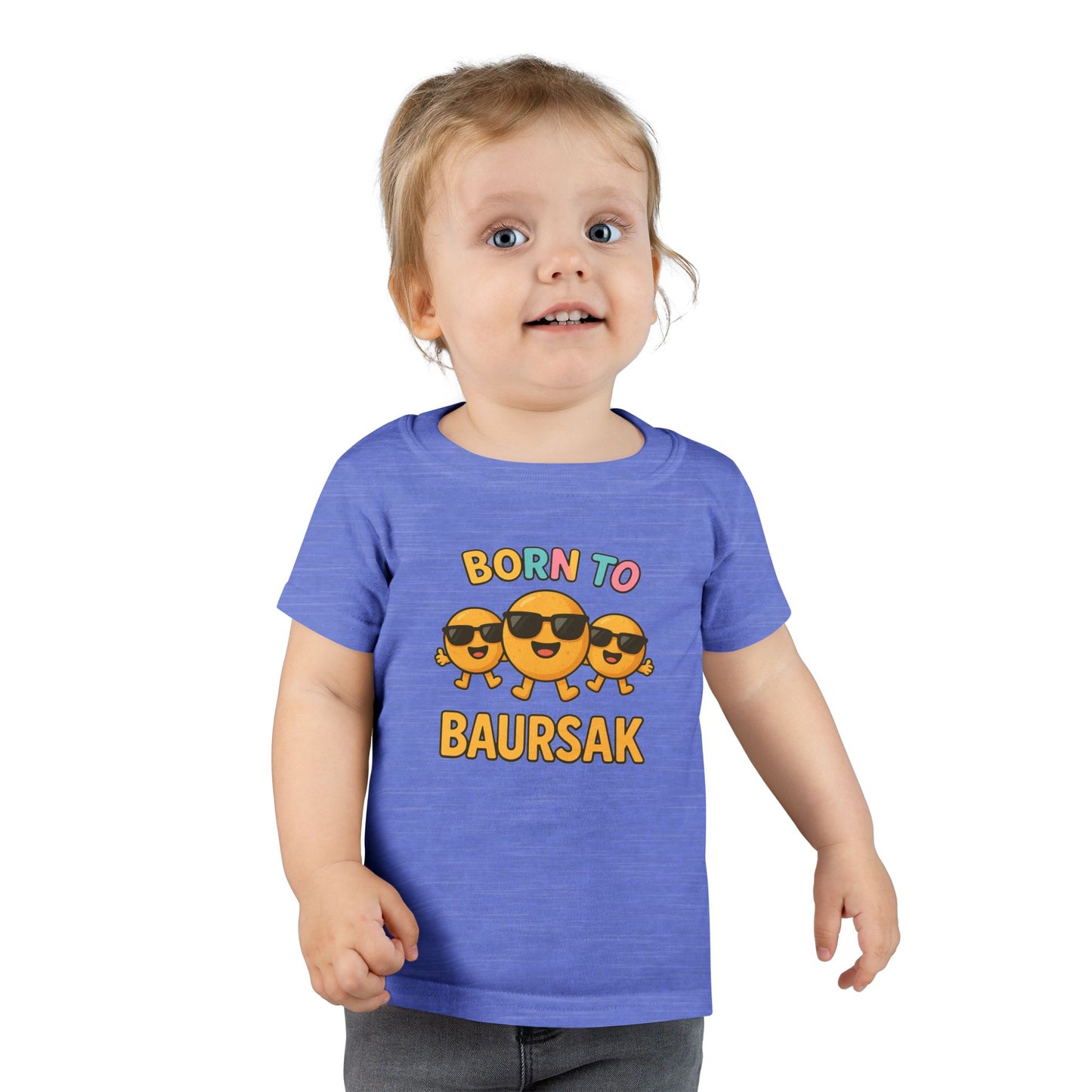 "Born to Baursak" Toddler T-Shirt - Fun and Playful Kids Tee