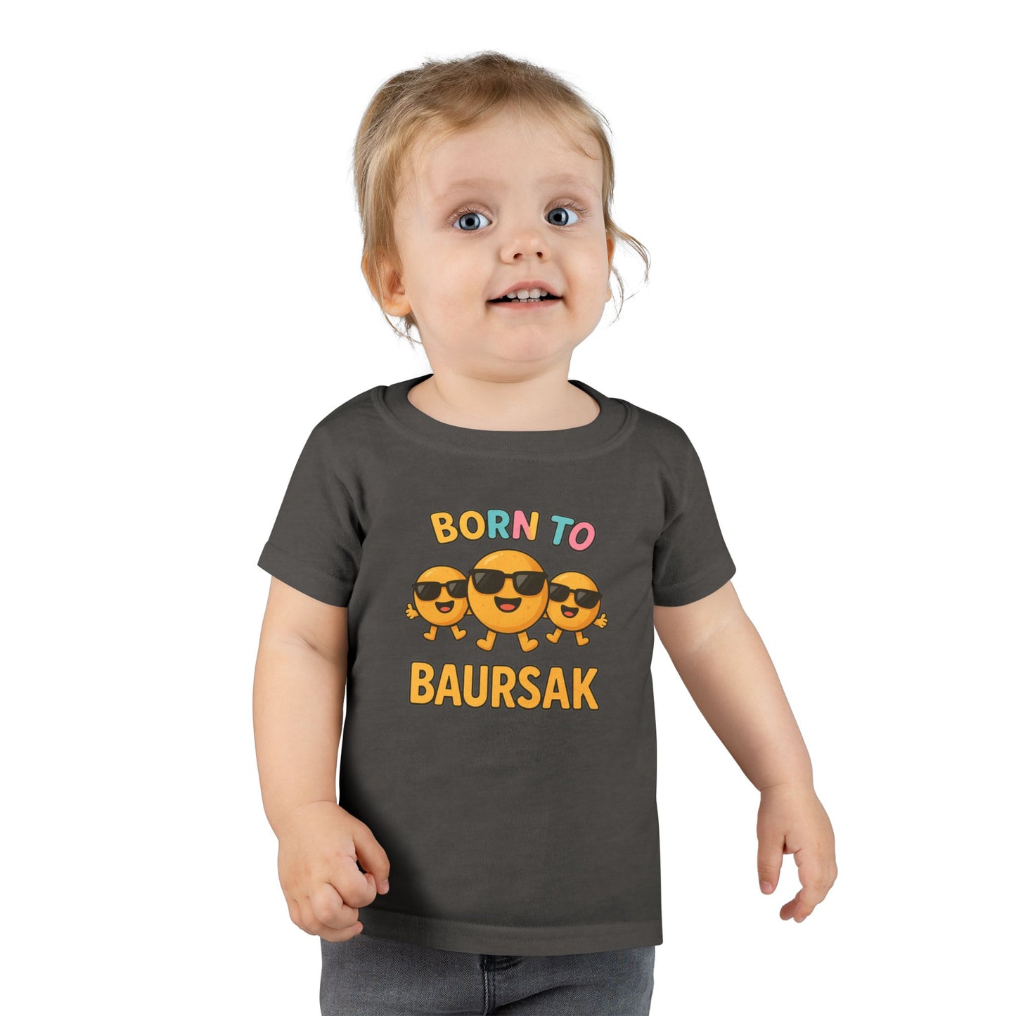 "Born to Baursak" Toddler T-Shirt - Fun and Playful Kids Tee