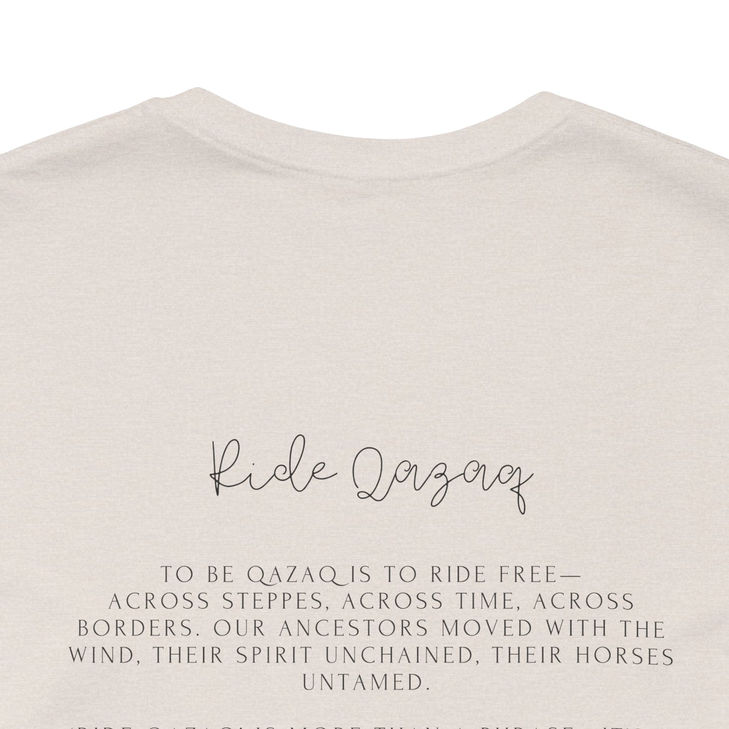 "Ride Free, Ride Qazaq" Unisex Short Sleeve Tee