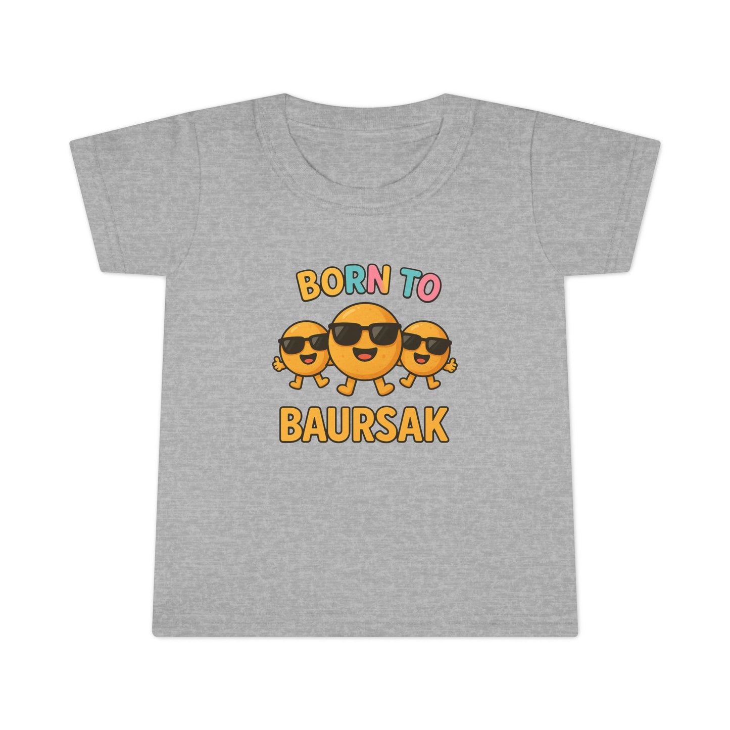 "Born to Baursak" Toddler T-Shirt - Fun and Playful Kids Tee