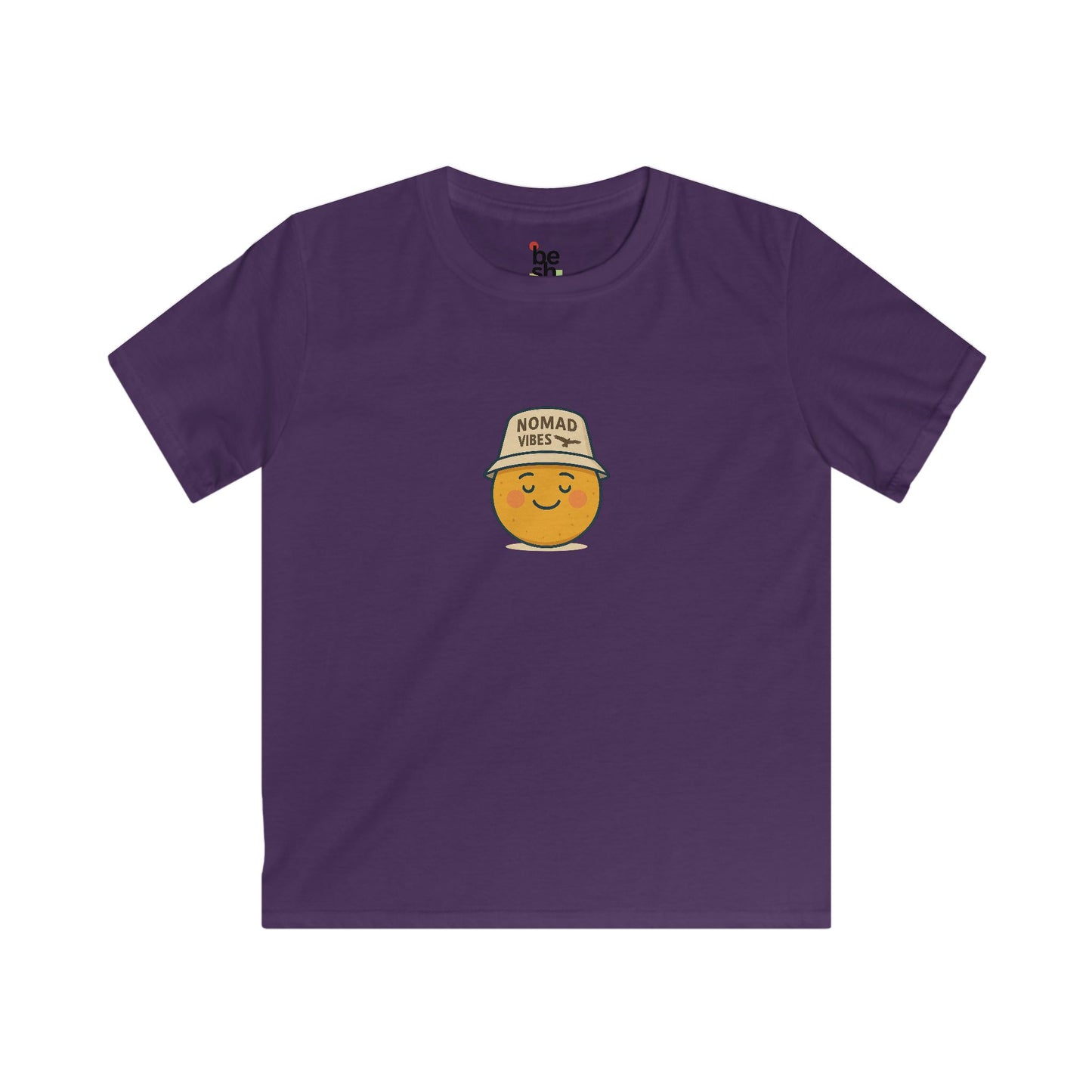 Kids Nomad Vibes Tee - Cute & Comfy Softstyle T-Shirt for Adventurous Kids