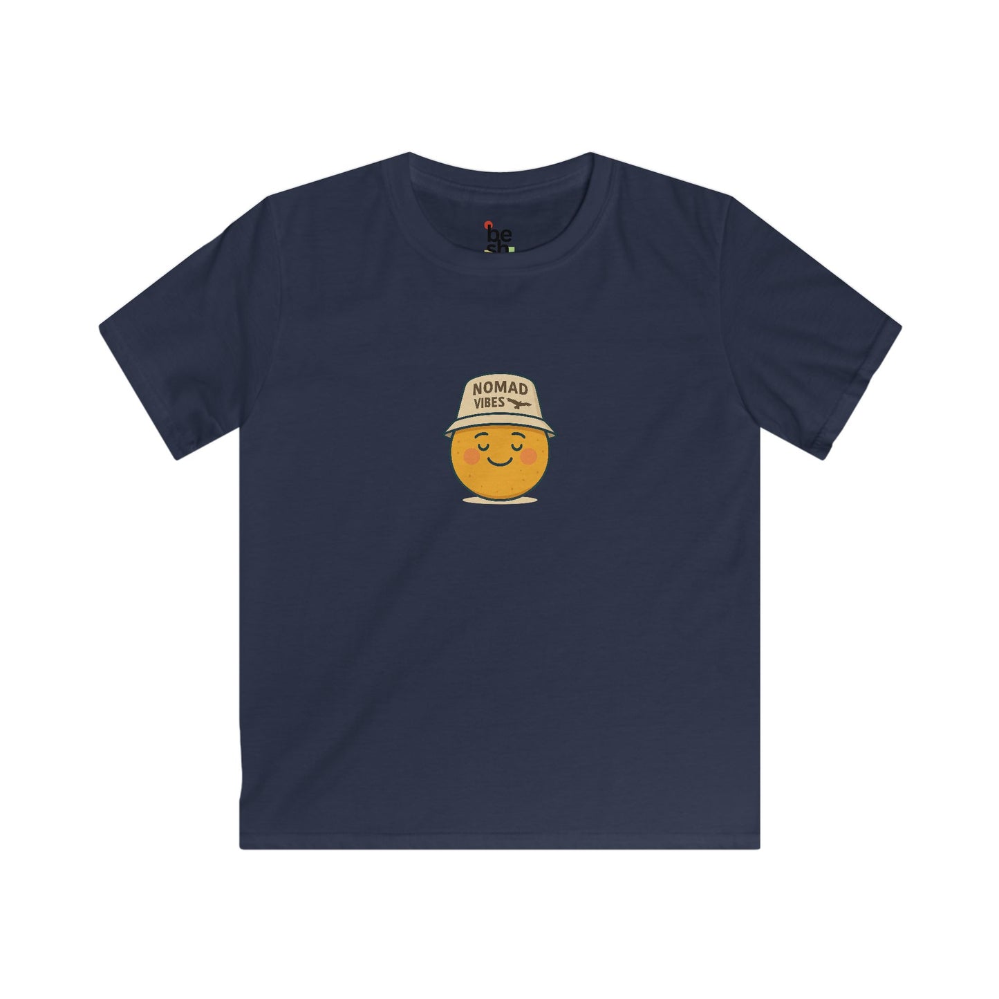 Kids Nomad Vibes Tee - Cute & Comfy Softstyle T-Shirt for Adventurous Kids