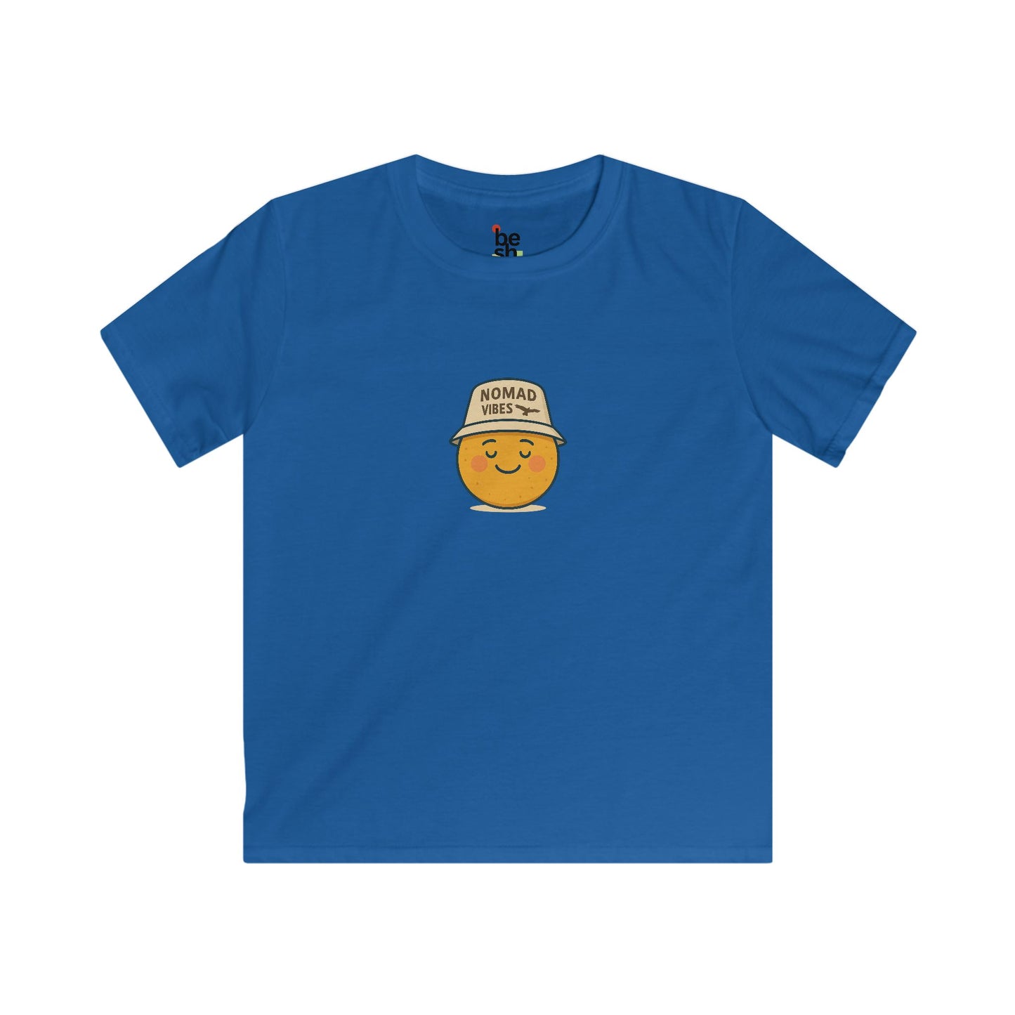 Kids Nomad Vibes Tee - Cute & Comfy Softstyle T-Shirt for Adventurous Kids