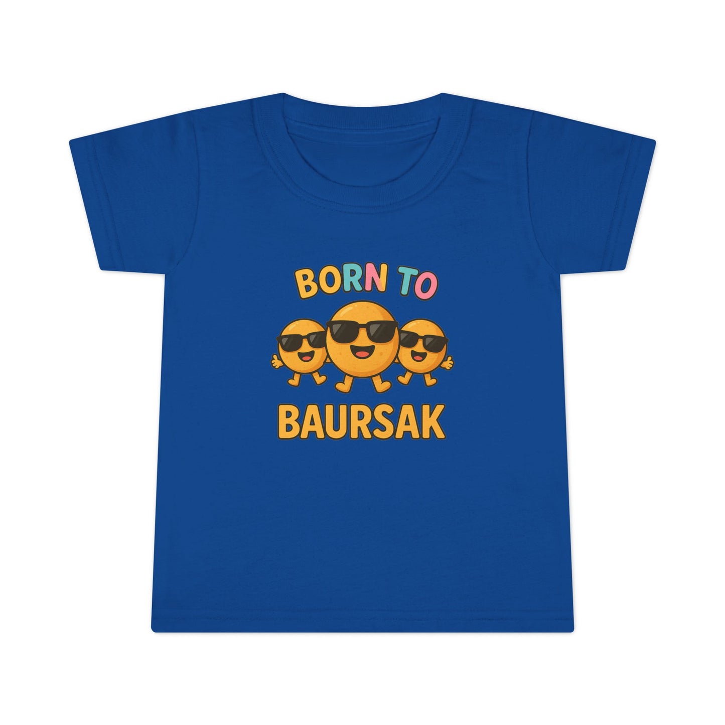 "Born to Baursak" Toddler T-Shirt - Fun and Playful Kids Tee