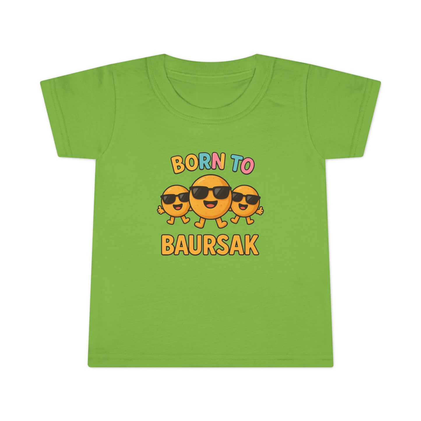 "Born to Baursak" Toddler T-Shirt - Fun and Playful Kids Tee