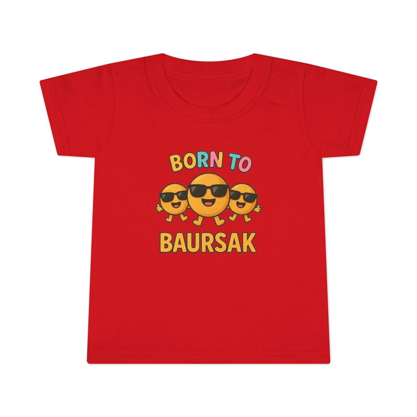 "Born to Baursak" Toddler T-Shirt - Fun and Playful Kids Tee