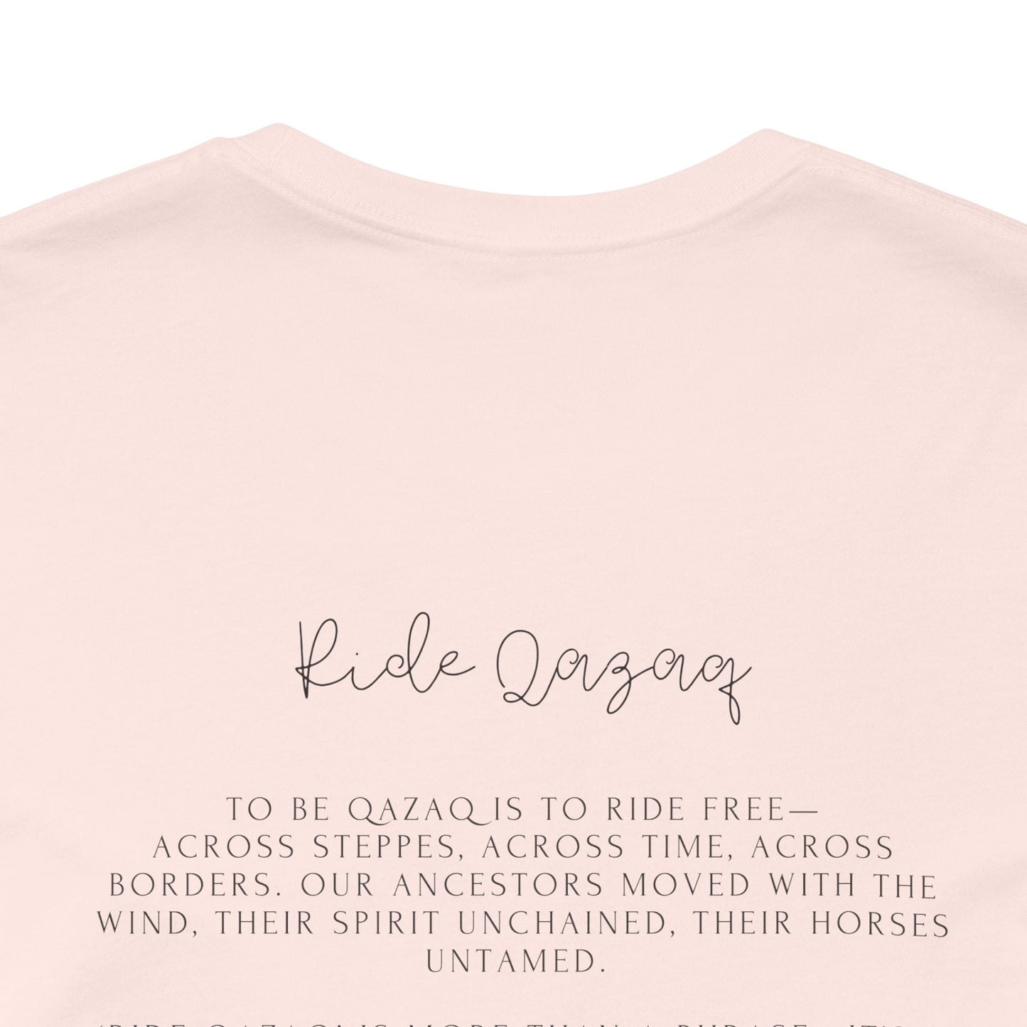 "Ride Free, Ride Qazaq" Unisex Short Sleeve Tee