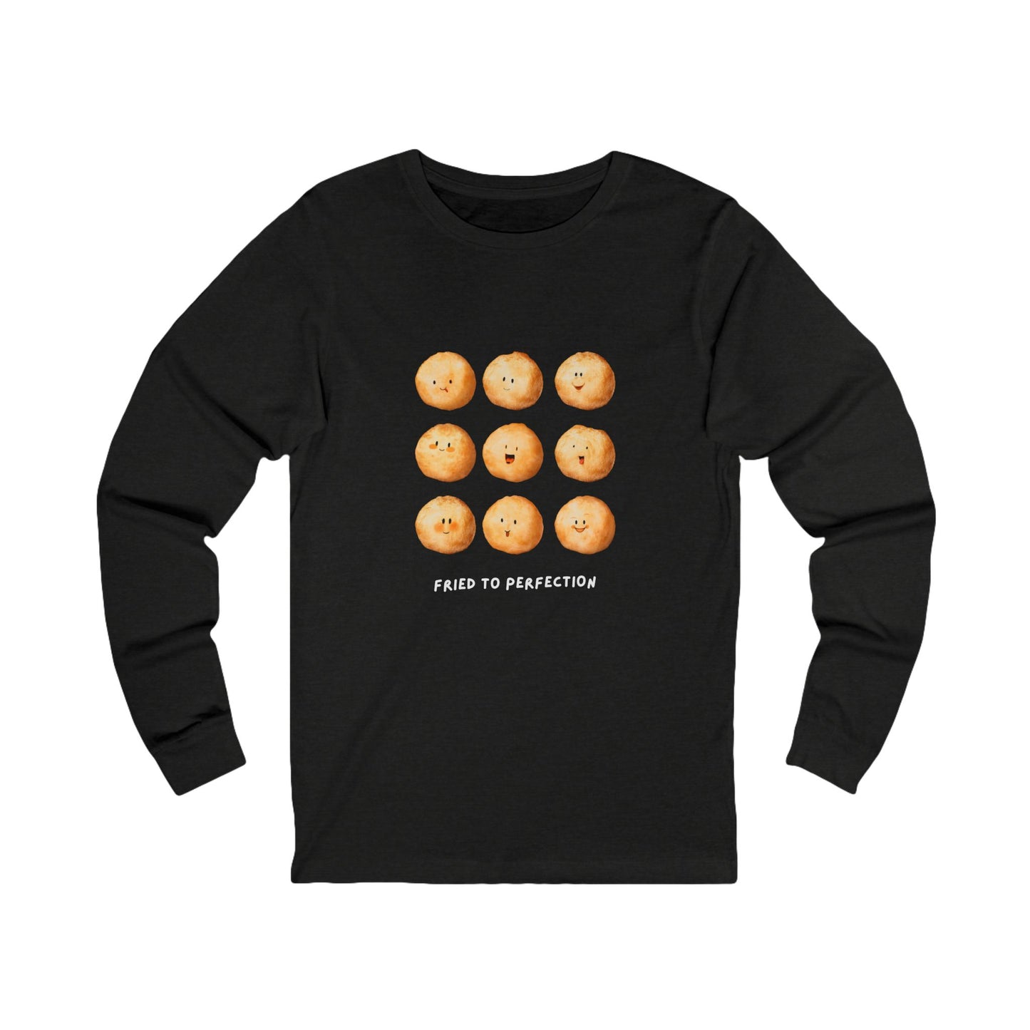 "Powered by Baursak" Unisex Jersey Long Sleeve Tee