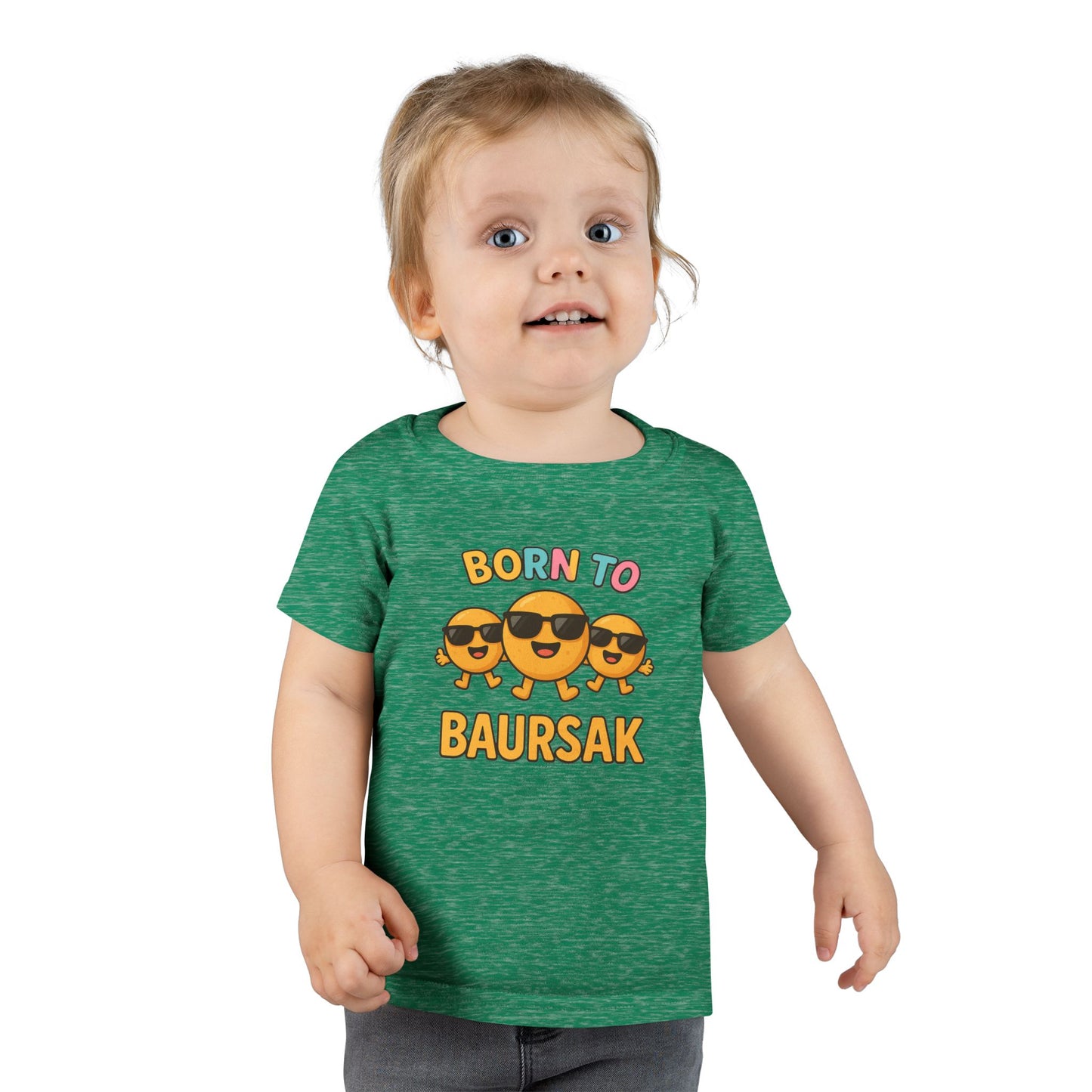 "Born to Baursak" Toddler T-Shirt - Fun and Playful Kids Tee