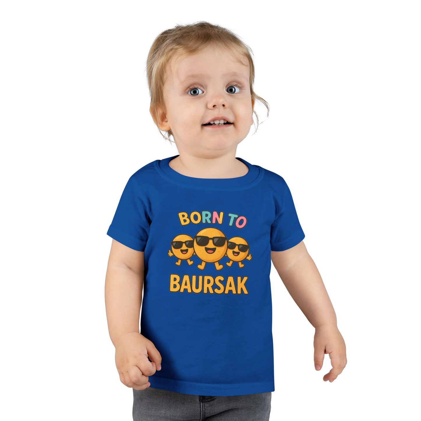 "Born to Baursak" Toddler T-Shirt - Fun and Playful Kids Tee