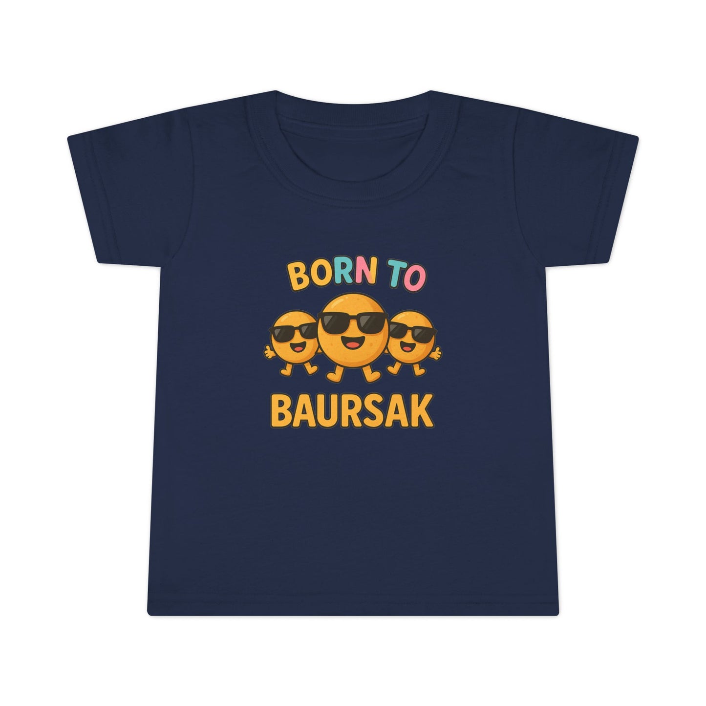 "Born to Baursak" Toddler T-Shirt - Fun and Playful Kids Tee